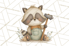 Construction Animals Clipart, Cute Critters, PNG Clip Art Product Image 2