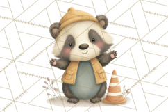 Construction Animals Clipart, Cute Critters, PNG Clip Art Product Image 5