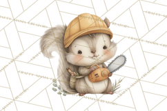 Construction Animals Clipart, Cute Critters, PNG Clip Art Product Image 2