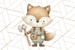 Construction Animals Clipart, Cute Critters, PNG Clip Art Product Image 2