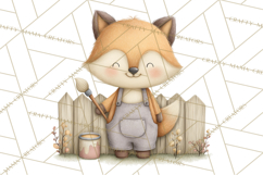 Construction Animals Clipart, Cute Critters, PNG Clip Art Product Image 3