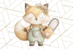 Construction Animals Clipart, Cute Critters, PNG Clip Art Product Image 3