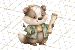 Construction Animals Clipart, Cute Critters, PNG Clip Art Product Image 5