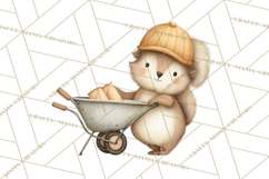 Construction Animals Clipart, Cute Critters, PNG Clip Art Product Image 3
