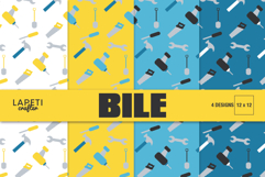 construction digital paper with tools