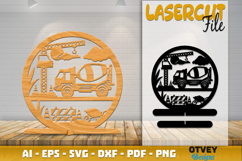 Stand Construction Scene Lasercut BUNDLES Product Image 11