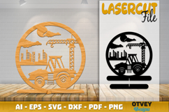 Stand Construction Scene Lasercut Product Image 1