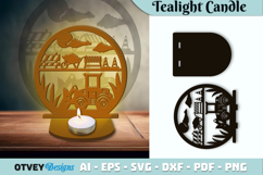 Construction Tealight Candle Holder Lasercut BUNDLES Product Image 9
