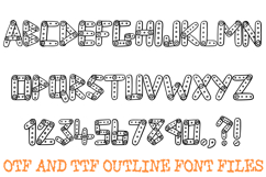 Construction Toy Alphabet Font Lettering ABC OTF TTF Type Product Image 2