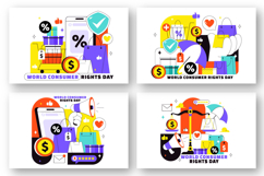 10 World Consumer Rights Day Illustration Product Image 2