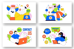 10 Contact Us Illustration Product Image 2