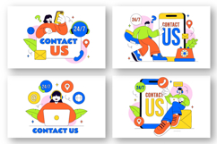 10 Contact Us Illustration Product Image 3
