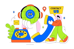 10 Contact Us Illustration Product Image 4