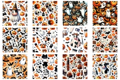 Funny Spooky Halloween Square Coaster Design Bundle Product Image 3