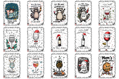 Funny Christmas Quotes|Trendy T Shirt Sublimation Bundle Product Image 3