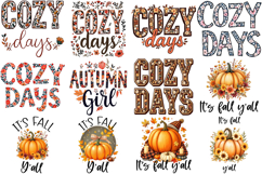 Cozy Fall Quote Towel Sublimation Bundle|Spooky Season Product Image 2