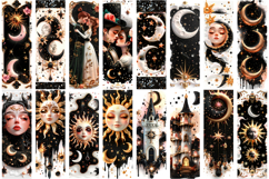Mystic Tarot Design| Celestial Printable Bookmark Bundle Product Image 5