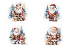 36 Santa Christmas Reindeer Illustration Designs Festive JPG Product Image 2