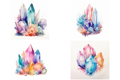 36 Crystal Illustration Design Collection Mystical JPG Product Image 2