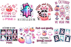 Breast Cancer Awareness T Shirt Sublimation Bundle Product Image 2
