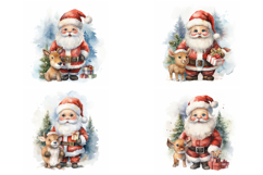 36 Santa Christmas Reindeer Illustration Designs Festive JPG Product Image 3
