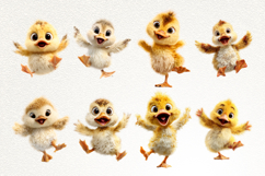 Funky Duckling 28 PNG Clipart Bundle 4K UHD Transparent BG Product Image 3