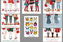 Funny Christmas Quotes|Printable Greeting Card Bundle Product Image 6