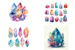 36 Crystal Illustration Design Collection Mystical JPG Product Image 9