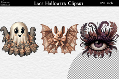 Gothic Lace Halloween Elements | Creepy Cute Clipart Bundle Product Image 4