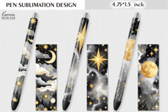 Vintage Magic and Celestial |Mystical Night Pen Design Product Image 1