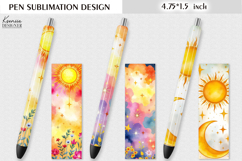 Colorful Magic and Celestial |Wild Flower Summer Pen Design Product Image 1