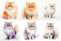 72 Cat Breeds Watercolor Illustration Kitten JPG Collection Product Image 4