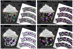 Printable Funny Halloween Cupcake Wrapper Bundle Product Image 6