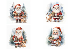 36 Santa Christmas Reindeer Illustration Designs Festive JPG Product Image 4