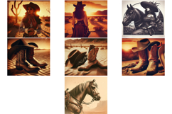 Western|Vintage Cowgirl|Free Spirit Woman|Tumbler Bundle Product Image 2