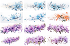 50 Floral Wedding Flower Background Illustration Design Product Image 4