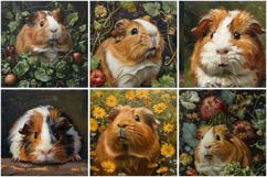18 Guinea Pig Rodent Illustrations JPG Collection Product Image 2