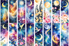 Mystic Tarot Design| Celestial Printable Bookmark Bundle Product Image 3