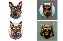 16 German Shepherd Logo Clipart Collection Product Image 4