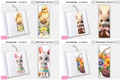 Cute Bunny Printable Design|3d Cartoon Easter Bookmark Product Image 1