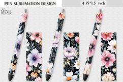 Vintage Flower Pattern|Watercolor Summer Pen Wraps Product Image 1