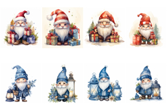 65 Christmas Gnomes Illustration Clip Art Collection Product Image 5