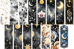 Mystic Tarot Design| Celestial Printable Bookmark Bundle Product Image 8