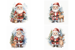 36 Santa Christmas Reindeer Illustration Designs Festive JPG Product Image 5