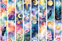 Mystic Tarot Design| Celestial Printable Bookmark Bundle Product Image 10
