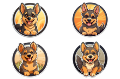 16 German Shepherd Logo Clipart Collection Product Image 5