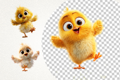 Cute Chick Clipart Bundle 28 PNG Animals Transparent BG Product Image 5