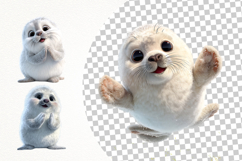 Happy Seal 28 PNG Clipart Bundle 4K UHD Transparent BG Product Image 6