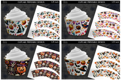 Printable Funny Halloween Cupcake Wrapper Bundle Product Image 8