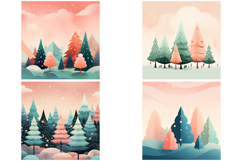 32 Festive Christmas Tree Decoration Backgrounds PNG Product Image 2